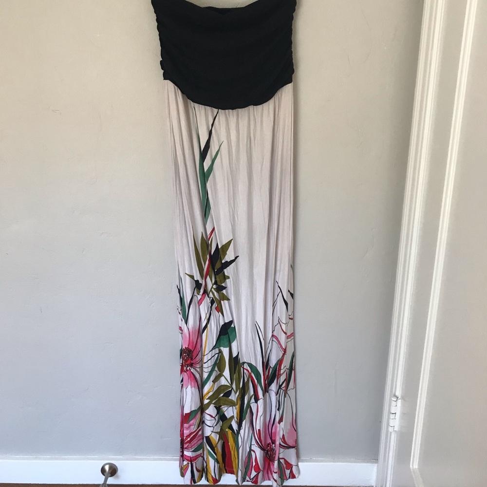 Twenty One strapless maxi dress